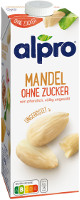 Alpro Mandel-Drink (aus ungerösteten Mandeln) ohne Zucker 1 l Packung